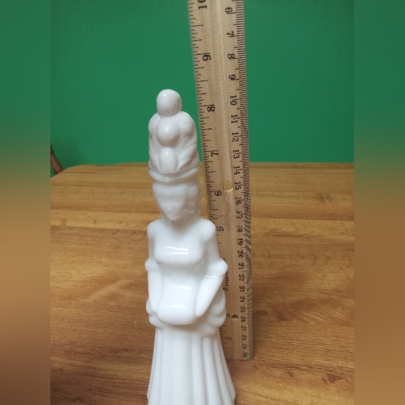 Avon Charisma Foaming Bath Oil Milk Glass EMPTY 5oz Vintage - Picture 10 of 12